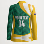 Australia 2026 Soccer Custom Blazer Go Socceroos Kangaroo Mascot Green Sporty