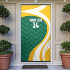 Australia 2026 Soccer Custom Door Cover Go Socceroos Kangaroo Mascot Green Sporty