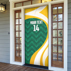 Australia 2026 Soccer Custom Door Cover Go Socceroos Kangaroo Mascot Green Sporty