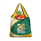 Australia 2026 Soccer Grocery Bag Go Socceroos Kangaroo Mascot Green Sporty