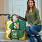 Australia 2026 Soccer Travel Bag Go Socceroos Kangaroo Mascot Green Sporty