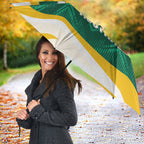 Australia 2026 Soccer Umbrella Go Socceroos Kangaroo Mascot Green Sporty