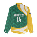 Australia 2026 Soccer Custom Women Casual Shirt Go Socceroos Kangaroo Mascot Green Sporty