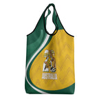Australia 2026 Soccer Grocery Bag Go Socceroos Kangaroo Mascot Yellow Sporty