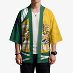 Australia 2026 Soccer Custom Kimono Go Socceroos Kangaroo Mascot Yellow Sporty