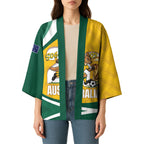 Australia 2026 Soccer Custom Kimono Go Socceroos Kangaroo Mascot Yellow Sporty