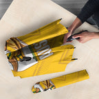 Australia 2026 Soccer Umbrella Go Socceroos Kangaroo Mascot Yellow Sporty
