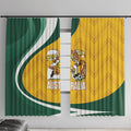 Australia 2026 Soccer Window Curtain Go Socceroos Kangaroo Mascot Yellow Sporty