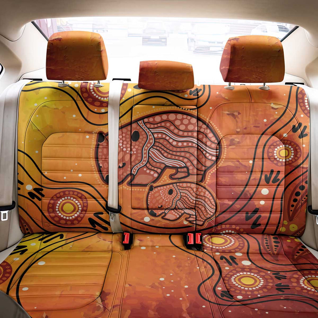 Australia Wombat Back Car Seat Cover Indigenous Art