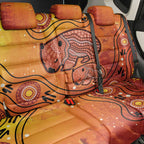 Australia Wombat Back Car Seat Cover Indigenous Art