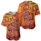 Australia Wombat Baseball Jersey Indigenous Art