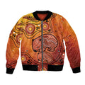 Australia Wombat Bomber Jacket Indigenous Art