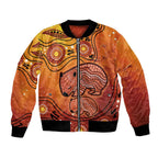 Australia Wombat Bomber Jacket Indigenous Art
