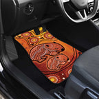 Australia Wombat Car Mats Indigenous Art