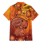 Australia Wombat Family Matching Mermaid Dress and Hawaiian Shirt Indigenous Art