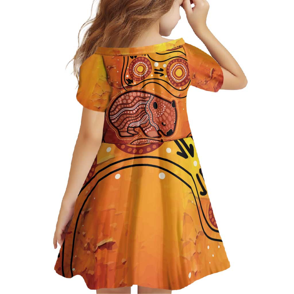 Australia Wombat Family Matching Off Shoulder Maxi Dress and Hawaiian Shirt Indigenous Art