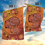 Australia Wombat Garden Flag Indigenous Art
