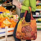 Australia Wombat Grocery Bag Indigenous Art