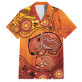 Australia Wombat Hawaiian Shirt Indigenous Art