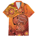 Australia Wombat Hawaiian Shirt Indigenous Art