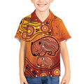 Australia Wombat Kid Hawaiian Shirt Indigenous Art
