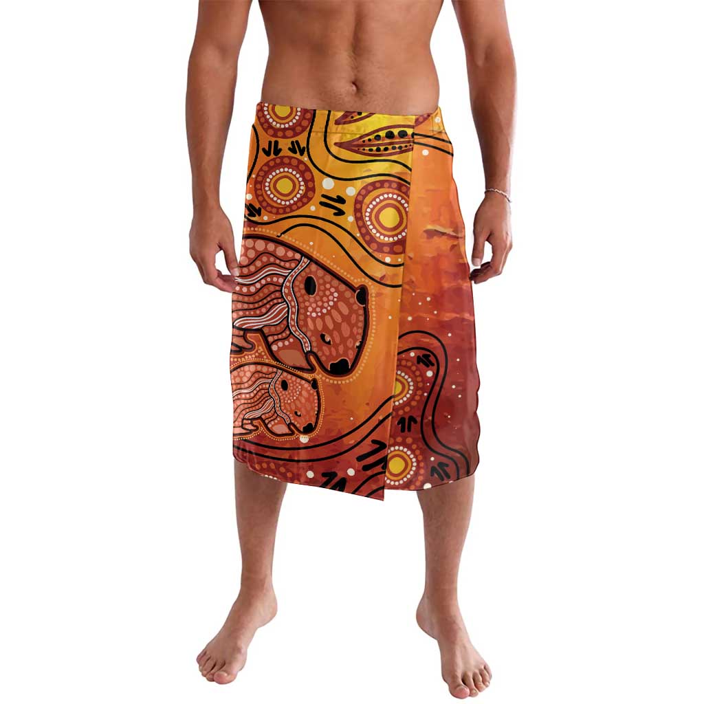 Australia Wombat Lavalava Indigenous Art