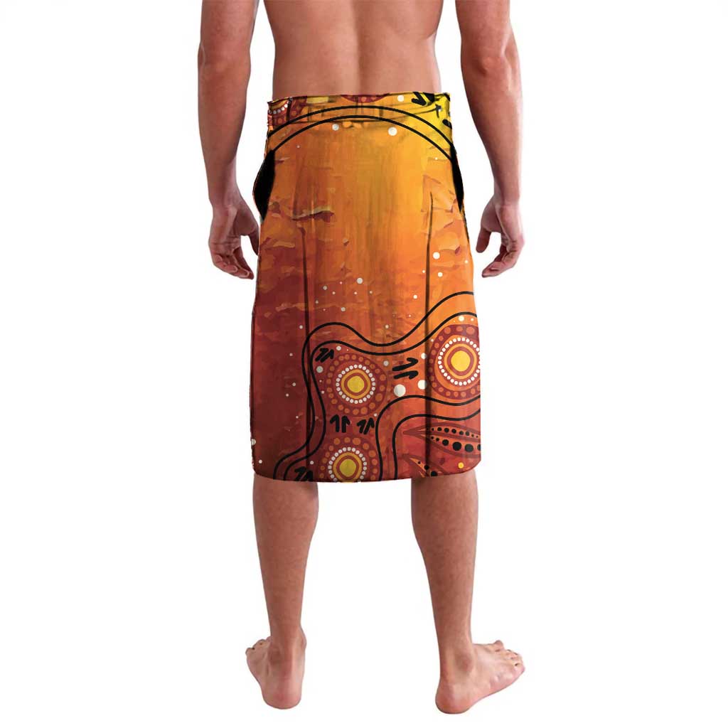 Australia Wombat Lavalava Indigenous Art