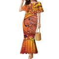 Australia Wombat Mermaid Dress Indigenous Art