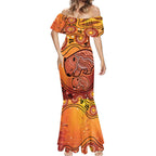 Australia Wombat Mermaid Dress Indigenous Art