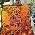Australia Wombat Quilt Indigenous Art