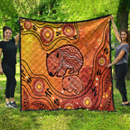 Australia Wombat Quilt Indigenous Art
