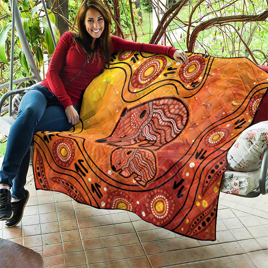 Australia Wombat Quilt Indigenous Art