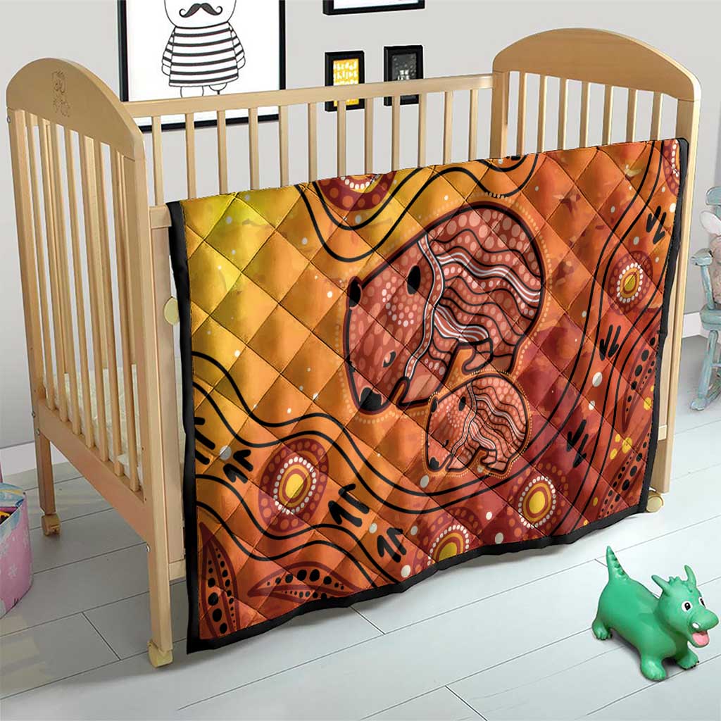 Australia Wombat Quilt Indigenous Art