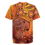 Australia Wombat Rugby Jersey Indigenous Art