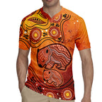 Australia Wombat Rugby Jersey Indigenous Art