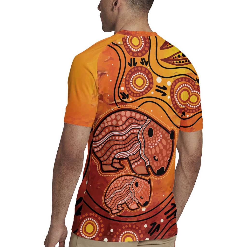 Australia Wombat Rugby Jersey Indigenous Art