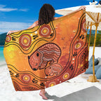 Australia Wombat Sarong Indigenous Art