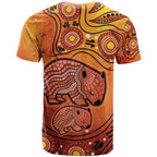 Australia Wombat T Shirt Indigenous Art
