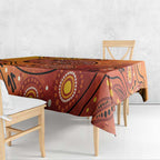 Australia Wombat Tablecloth Indigenous Art