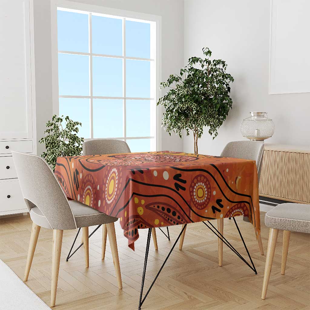 Australia Wombat Tablecloth Indigenous Art