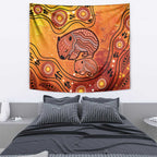 Australia Wombat Tapestry Indigenous Art