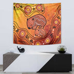 Australia Wombat Tapestry Indigenous Art
