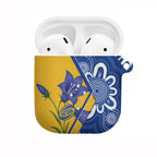 Australian Capital Territory Oztag AirPods Case ACT Royal Bluebell Indigenous Art