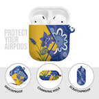 Australian Capital Territory Oztag AirPods Case ACT Royal Bluebell Indigenous Art