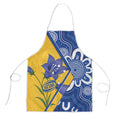 Australian Capital Territory Oztag Apron ACT Royal Bluebell Indigenous Art