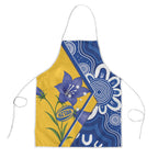 Australian Capital Territory Oztag Apron ACT Royal Bluebell Indigenous Art