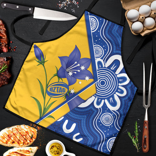 Australian Capital Territory Oztag Apron ACT Royal Bluebell Indigenous Art