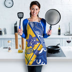 Australian Capital Territory Oztag Apron ACT Royal Bluebell Indigenous Art