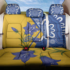Australian Capital Territory Oztag Back Car Seat Cover ACT Royal Bluebell Indigenous Art
