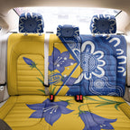 Australian Capital Territory Oztag Back Car Seat Cover ACT Royal Bluebell Indigenous Art